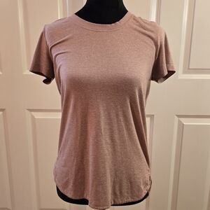🩵 2 / $25 SALE  Athleta Size XS Pink Heather Short Sleeve T-Shirt